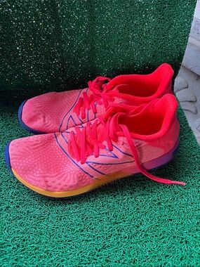 New Balance Neon Coral Pink Athletic Running Shoes
